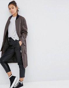 Пальто 3 в 1 в стиле куртки‑пилот ASOS - Зеленый