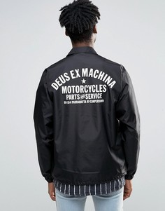 Спортивная куртка с принтом сзади Deus Ex Machina Camperdown - Черный