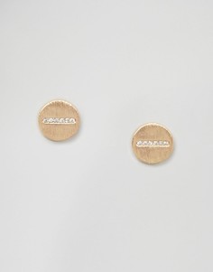 Серьги-гвоздики Pieces Daisee - Золотой