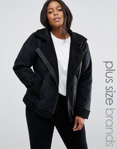 Junarose Plus Lenny Biker Jacket - Черный