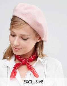 Телесно-розовый берет My Accessories - Розовый