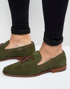 Замшевые лоферы с кисточками Aldo Dahlquist - Зеленый