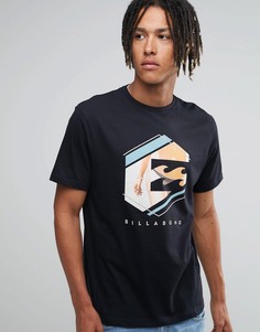Футболка с принтом спереди Billabong - Черный