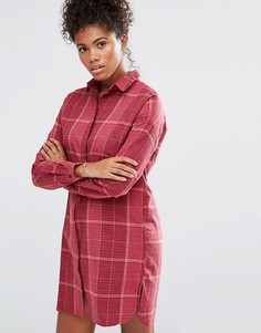 Vila Winther Check Longline Dress - Мульти