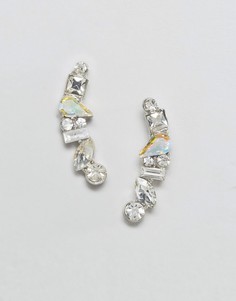 Little Mistress Gem Stud Earrings - Прозрачный Paper Dolls