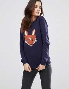 Джемпер c изображением лисицы Sugarhill Boutique Nita - Темно-синий