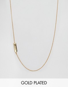 Асимметричное ожерелье с подвеской Водолей Gorjana - Золотой