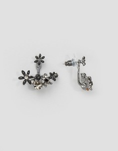 ALDO Floral Through &amp; Through Earrings - Серебряный