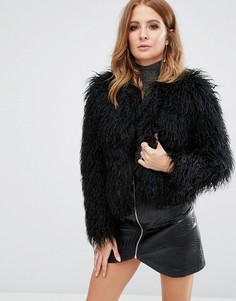 Искусственный полушубок Millie Mackintosh - Черный