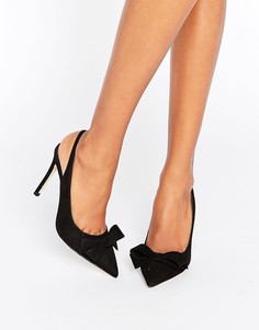 Туфли-лодочки с бантиками ALDO Terri - Черный