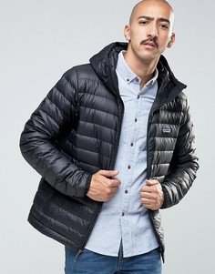 Patagonia Down Sweater Hooded Jacket In Black - Черный