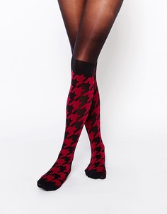 Носки с рисунком гусиная лапка Pretty Polly - Черный