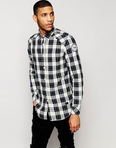 Рубашка в клетку с длинным рукавом G-Star - Черный