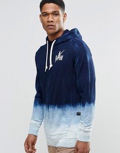 Свитшот цвета индиго с капюшоном G-Star - Синий