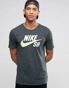 Зеленая футболка с логотипом Nike SB 821946-364 - Зеленый
