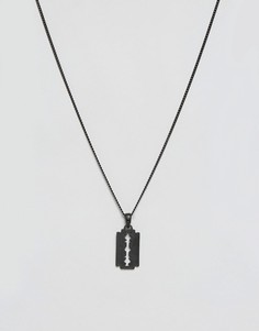 Черное ожерелье с подвеской Chained &amp; Able - Черный