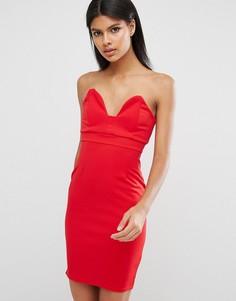 Облегающее платье без бретелек Daisy Street - Красный