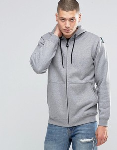Серое худи на молнии adidas Originals EQT AY9229 - Серый