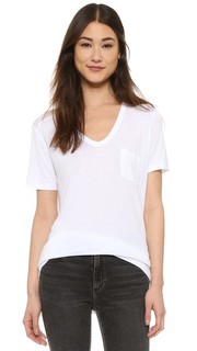 Классическая футболка с карманом T by Alexander Wang