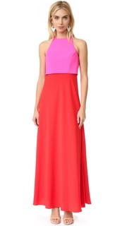 Двухцветное вечернее платье Jill Jill Stuart
