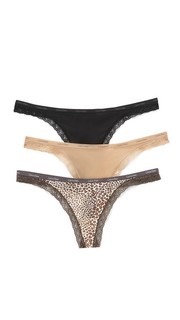 Набор из трех трусиков-танга Bottoms Up Calvin Klein Underwear