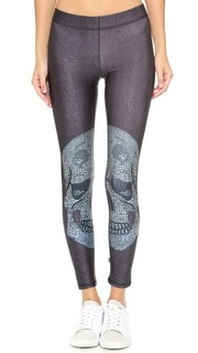 Спортивные леггинсы с изображением черепа с кристаллами Terez