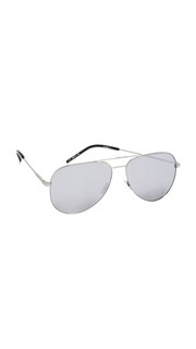 Крупные солнцезащитные очки Classic 11 Saint Laurent