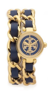 Миниатюрные часы Reva с браслетом двойного обхвата Tory Burch