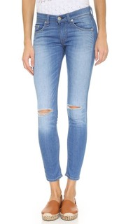 Облегающие джинсы-капри со средней посадкой Rag & Bone/Jean