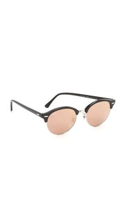 Округлые солнцезащитные очки Clubmaster Ray Ban