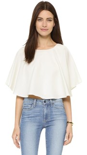 Укороченный топ с оборчатой накидкой Viva Aviva