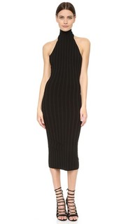 Платье с открытой спиной и воротником под горло Cushnie Et Ochs