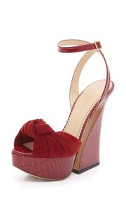 Сандалии с открытым носком Vreeland Charlotte Olympia