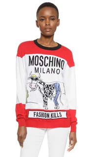 Топ с длинными рукавами Fashion Kills Moschino