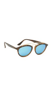 Круглые солнцезащитные очки-авиаторы Ray Ban