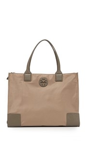 Складная объемная сумка с короткими ручками Ella Tory Burch