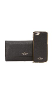 Кожаный кошелек для iPhone 6/6s Kate Spade New York