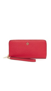 Дорожный кошелек на молнии Perry с отделением для паспорта Tory Burch