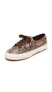 Кроссовки 2750 Cotu с тиснением под змеиную кожу Superga