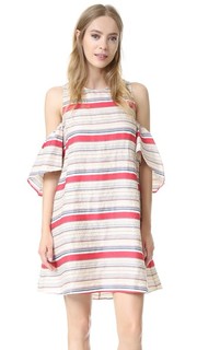 Текстурированное платье Nola в полоску Tanya Taylor