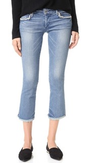 Расклешенные книзу укороченные джинсы Karlie True Religion