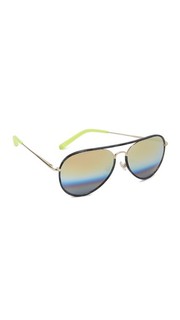 Зеркальные солнцезащитные очки-авиаторы Matthew Williamson
