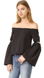 Топ с открытыми плечами и вырезами на рукавах Re:Named