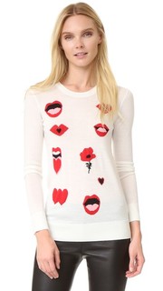 Свитер с изображением губ Sonia by Sonia Rykiel