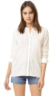 Рубашка на пуговицах с вырезами Scotch & Soda/Maison Scotch