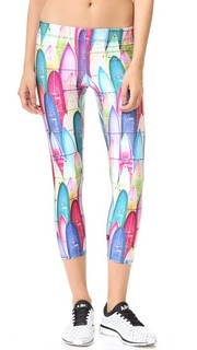 Спортивные леггинсы-капри Surfs Up Terez