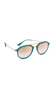 Зеркальные солнцезащитные очки-авиаторы Ray Ban