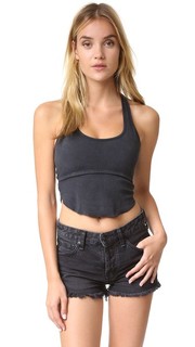 Укороченная майка Movement цвета индиго Free People