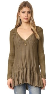 Свитер с рубчатой отделкой Free People