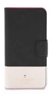 Кожаный чехол-книжка для iPhone 6 Plus/6s Plus Kate Spade New York